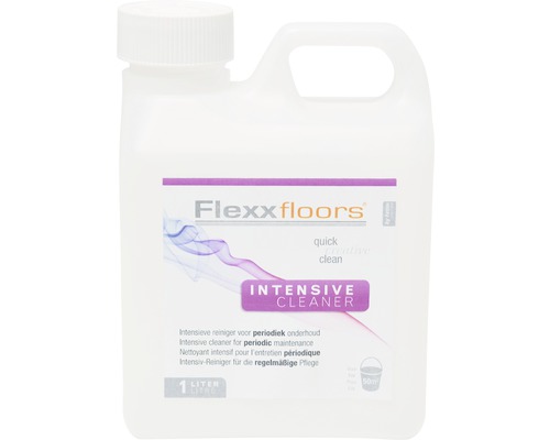 Flexxfloors Intensieve reiniger in een 1 liter fles voor periodiek onderhoud